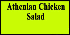 Athenian Chicken Salad